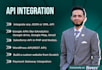 do API integration, do any automation and will be API developer with PHP