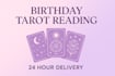 deliver a personalized birthday tarot oracle reading