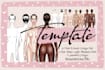 give you a premade fashion croquis template set