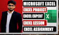 be your microsoft excel expert to solve excel assignments projects and problems