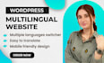 create wordpress multilingual website for the global audience