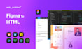 convert figma, xd, sketch to HTML, tailwind, react, vue