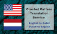 translate crochet patterns from english to or from dutch