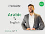 translate your content to arabic, english to arabic translation, native arabic