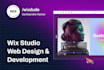 design and build wix studio website template from scratch