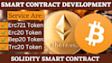 develop erc20, erc721 bep20 token, smart contracts creation in solidity
