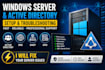 troubleshoot windows server active directory dns dhcp and gpo