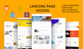 do responsive psd to html, figma to html landing page design