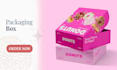 design luxury rigid printed packaging box design