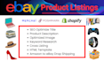 seo ebay listings, product listing, cross listing, poshmark etsy mercari depop