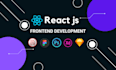 do front end web development in react js and tailwind