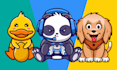 create a cute animal character, mascot, cartoon logo