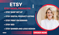 make etsy digital products, etsy shop with etsy digital product, etsy seo