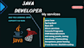 develop efficient desktop and console application in java
