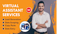 be your well versed data entry virtual assistant