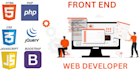 be your front end web developer using HTML, CSS, js,boostrap