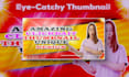 create amazing clickbait eye catchy youtube thumbnails