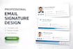 design HTML email signature for gmail, icloud and more