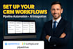 setup systeme io gohighlevel pipeline pipedrive CRM ai automation workflow agent