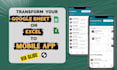 develop a powerful app on glide with your spreadsheet