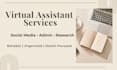 be your virtual assistant for all admin tasks
