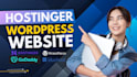 hostinger website, hostinger wordpress design, bluehost, godaddy, hostinger