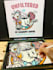 draw retro, vintage cartoon logo and illustration
