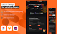 design a premium landing page website
