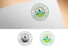 create a unique circle stamp badge logo for you