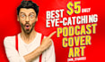 design professional and unique podcast cover art