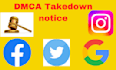 remove copyright infringement and leaked content under dmca
