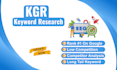 do profitable kgr keyword research with competitor analysis