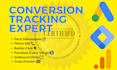 set up all kinds of conversion tracking goals
