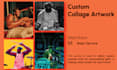 create custom collage artwork for your business or brand