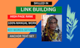do high PR link building  back links in USA UK canada