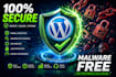 secure wordpress website, malware removal and security