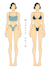 design your swimwear include flat drawing