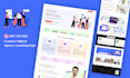 do website uiux design, web template, web ui, web mockup, ui ux design in figma