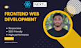 make professional next js website and fix website bug