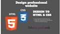 do reponsive website design through HTML,CSS and bootstrap