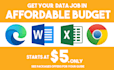 do fast and accurate data entry in excel and google sheets