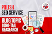 do blog topics research for polish blogs