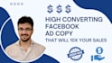 copywrite high converting facebook ad copy to boost sales