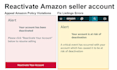reactivate amazon account and remove violations