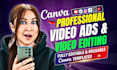 create video ads and video editing using canva