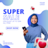 do creative social media design, ads post, banner