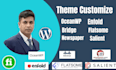 customize oceanwp, flatsome, salient, bridge, newspaper and enfold theme