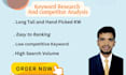 give advanced SEO keyword research competitor analysis with ahrefs