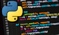 write your python programm