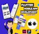 develop mobile app android and IOS flutter app development, flutter developer,